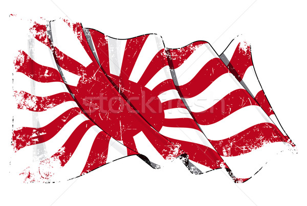 Japan's Navy Flag Grunge Stock photo © nazlisart