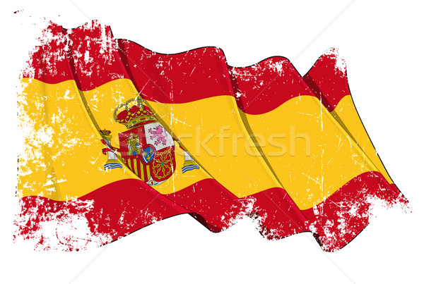 Grange Flag of Spain Stock photo © nazlisart