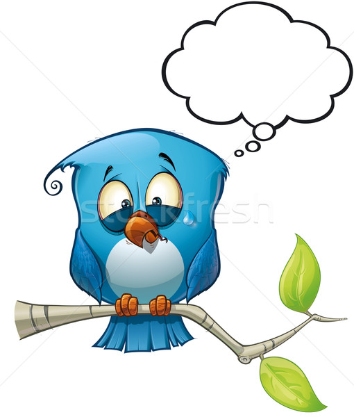 Blue Bird Emotional Stock photo © nazlisart