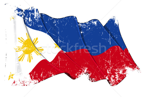 Flag of Philippines Stock photo © nazlisart