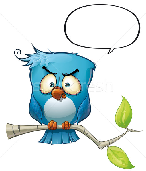 Stock photo: Blue Bird Vicious