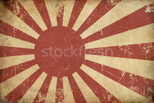 иллюстрация ржавые Гранж Японский фон Сток-фото © nazlisart