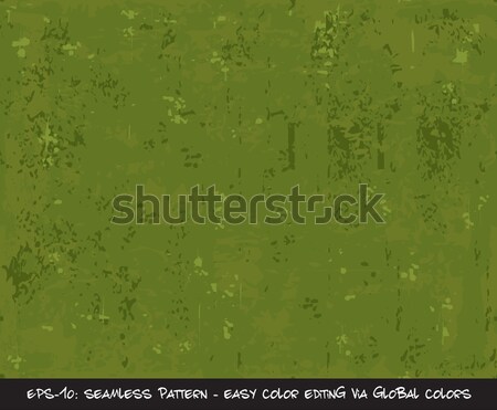 Seamless Pattern - Camouflage - Khaki Green Stock photo © nazlisart