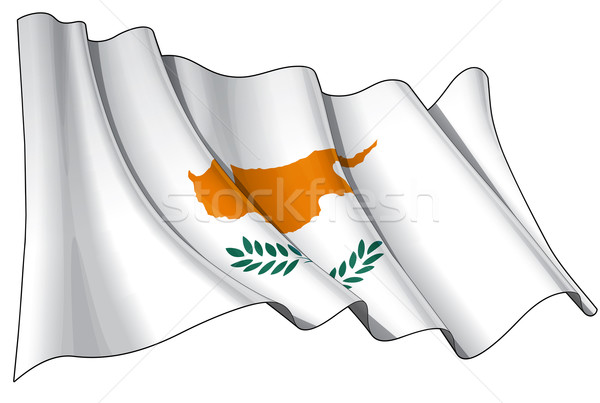 Flag of Cyprus Stock photo © nazlisart