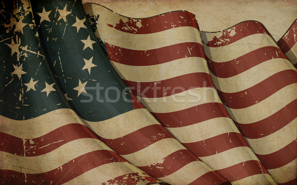 USA Betsy Ross Old Paper Stock photo © nazlisart