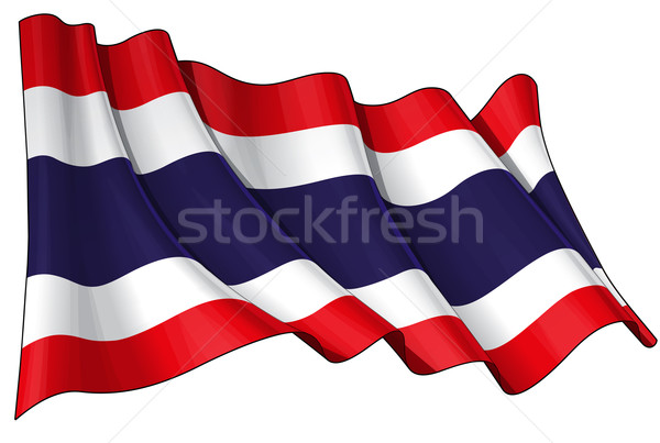 Flag of Thailand Stock photo © nazlisart