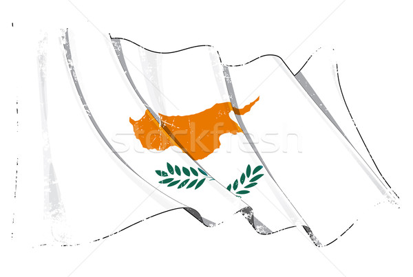 Grunge Flag of Cyprus Stock photo © nazlisart