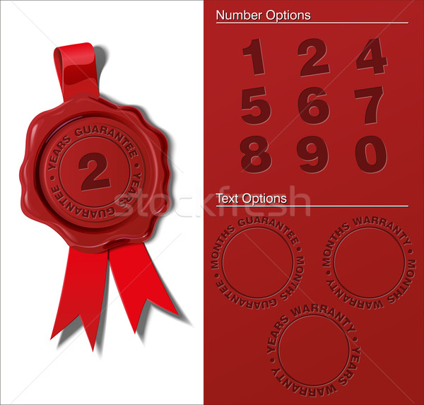 Wax Shield - # Years Guarantee Stock photo © nazlisart