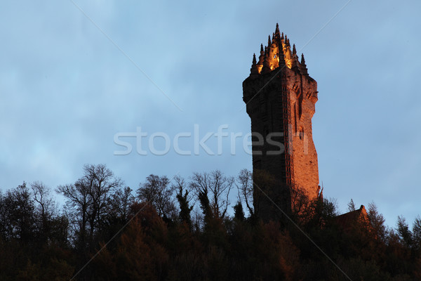Bina tarih İskoçya zafer turizm ikon Stok fotoğraf © ndjohnston