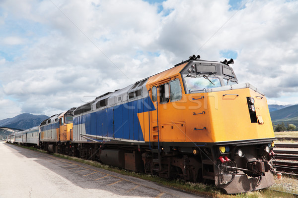 Passenger train Stock photo © ndjohnston