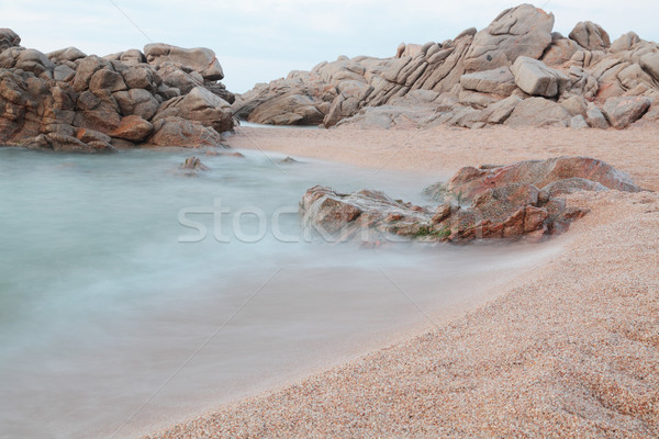 Stok fotoğraf: Plaj · deniz · mavi · kaya · taşlar