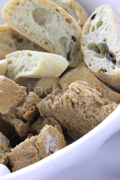Vers brood sandwich witte maaltijd bruin Stockfoto © neillangan