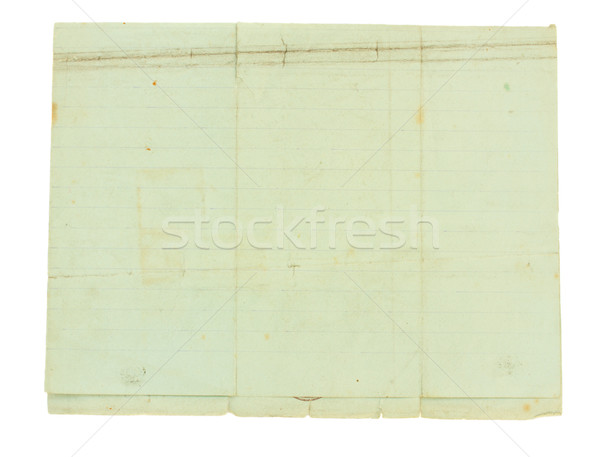 Stock photo: antique blue paper