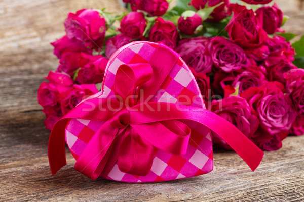 pile  of mauve roses Stock photo © neirfy