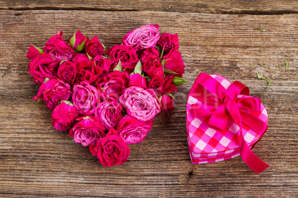 pile  of mauve roses Stock photo © neirfy