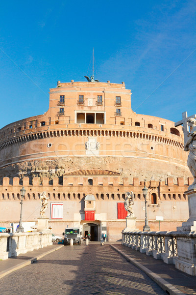 Сток-фото: замок · Рим · Италия · мнение · святой · кирпичных