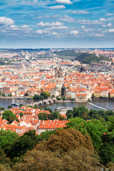 Stock photo: Prague from above