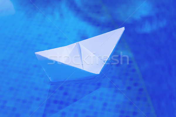 paper boat Stock photo © neirfy
