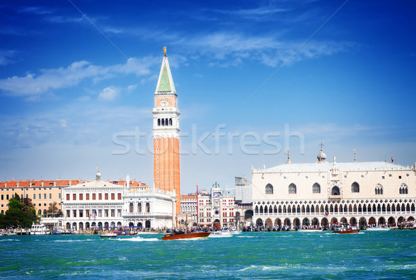 San Marco square waterfront, Venice Stock photo © neirfy