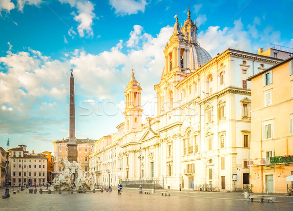 Piazza Navona, Rome, Italy Stock photo © neirfy