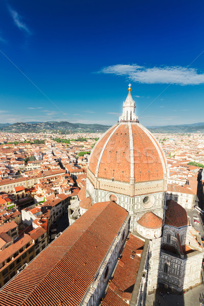 Katedrális templom mikulás Florence Olaszország óváros Stock fotó © neirfy