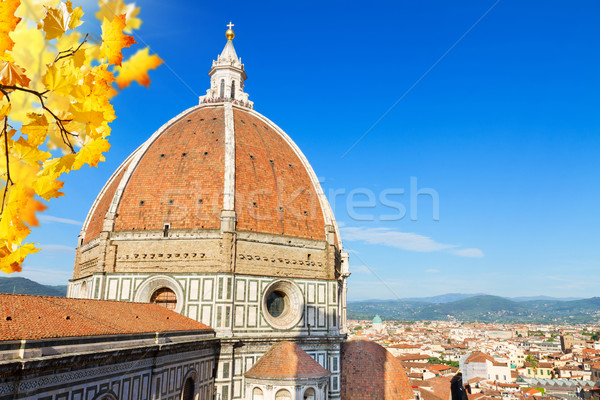 Stockfoto: Kathedraal · kerk · florence · Italië · koepel