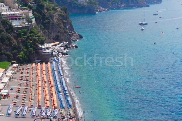 Foto stock: Resort · Italia · vista · verano · playa