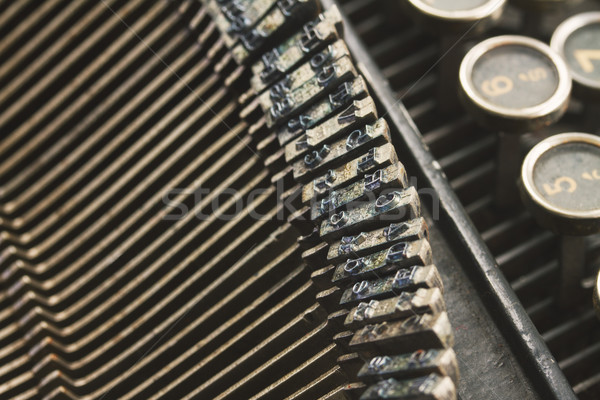 details of typewriter Stock photo © neirfy