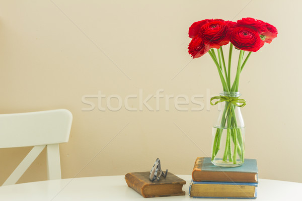 red ranunculus flowers Stock photo © neirfy