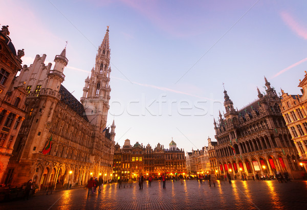 Grand Place And Town Square, Brusseles Stock photo © neirfy