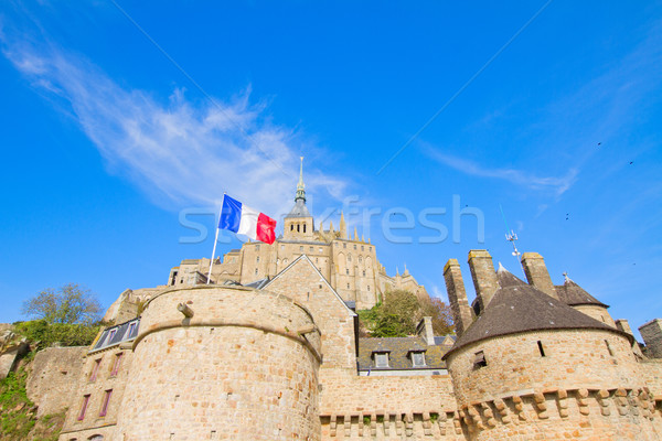 close up of Mont Saint Michel, France Stock photo © neirfy