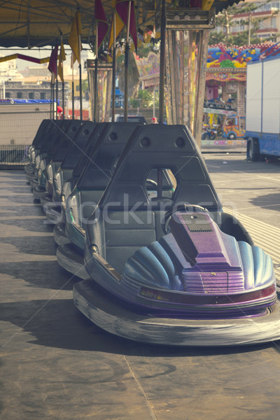 cars in lunapark Stock photo © neirfy