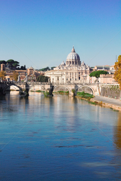 St. Peter's cathedral over bridge Stock photo © neirfy