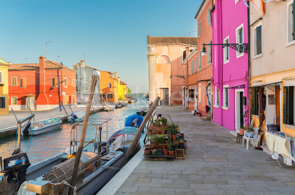 Foto stock: Isla · Venecia · Italia · casas