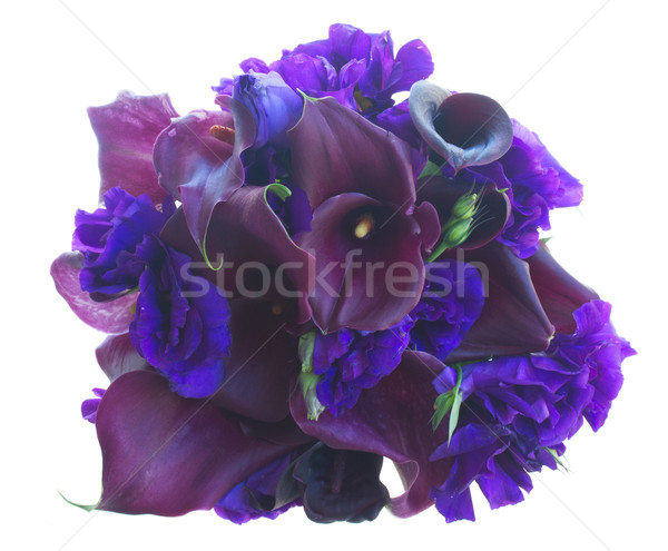 Calla lilly and eustoma flowers Stock photo © neirfy