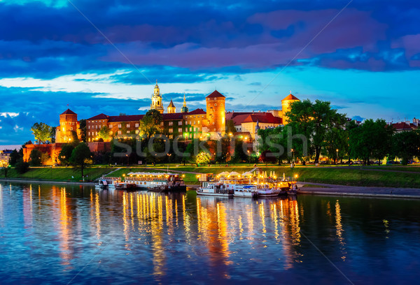 Wawel hill in Krakow, Poland Stock photo © neirfy