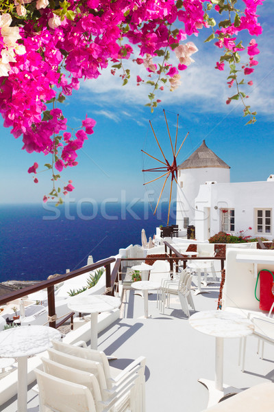 windmill of Oia, Santorini Stock photo © neirfy