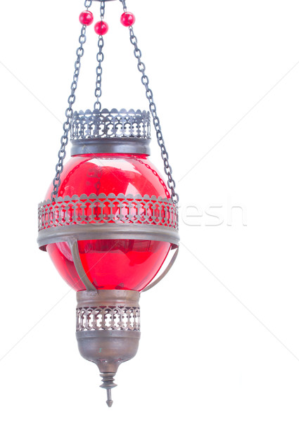red oriental lamp Stock photo © neirfy