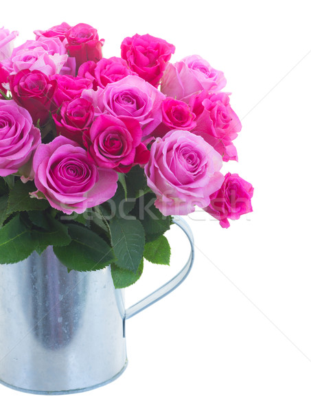 bouquet of fresh pink roses Stock photo © neirfy