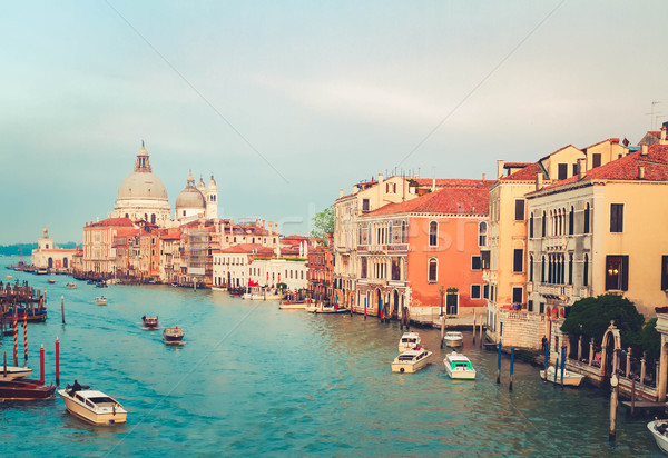 Kanaal Venetië Italië basiliek kerk Stockfoto © neirfy