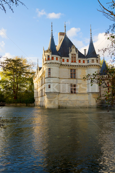 Azay-le-Rideau chateau, Pays-de-la-Loire Stock photo © neirfy