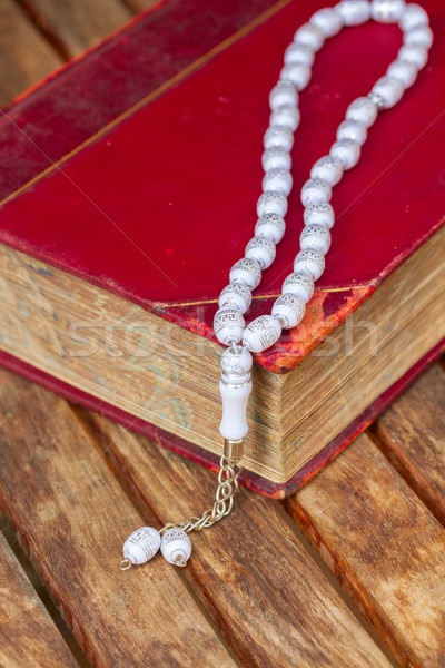 Holy Quran with beads  Stock photo © neirfy