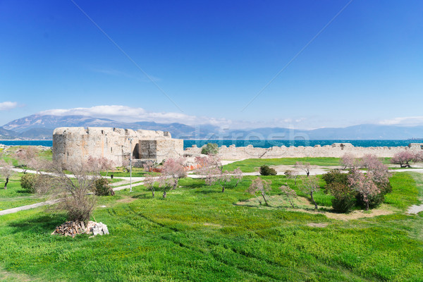 Vue Rio pont château Grèce eau [[stock_photo]] © neirfy