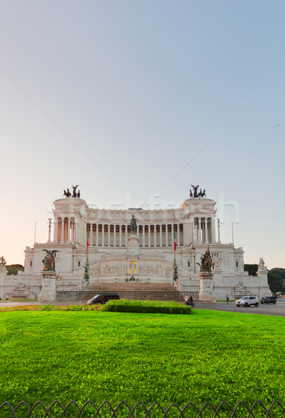 Monument of Victor Emmanuel II, Rome, Italy Stock photo © neirfy