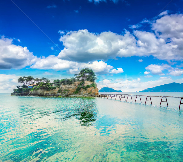 Beautiful lanscape of Zakinthos island Stock photo © neirfy