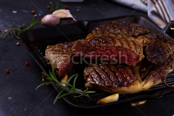 Stock photo: Grilled beef steak
