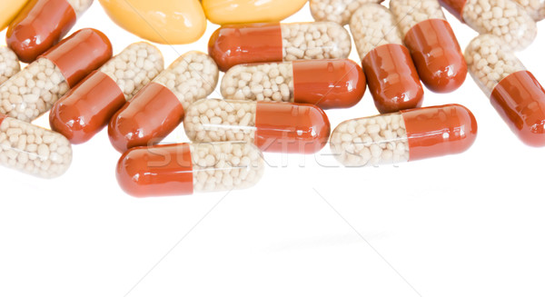 colorful pills border Stock photo © neirfy