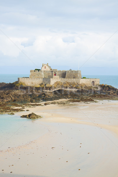 Fort National, St Malo, Brittany, France Stock photo © neirfy