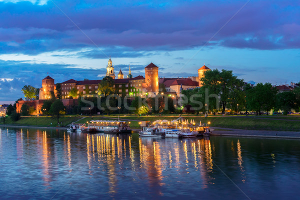 Wawel hill in Krakow, Poland Stock photo © neirfy