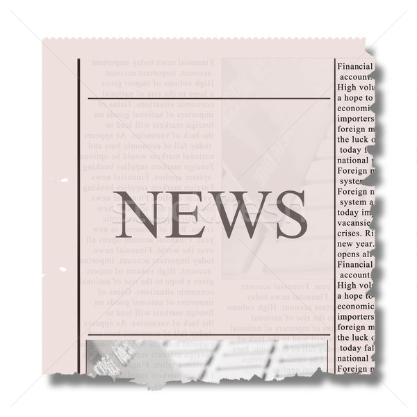 piece of newspaper Stock photo © neirfy